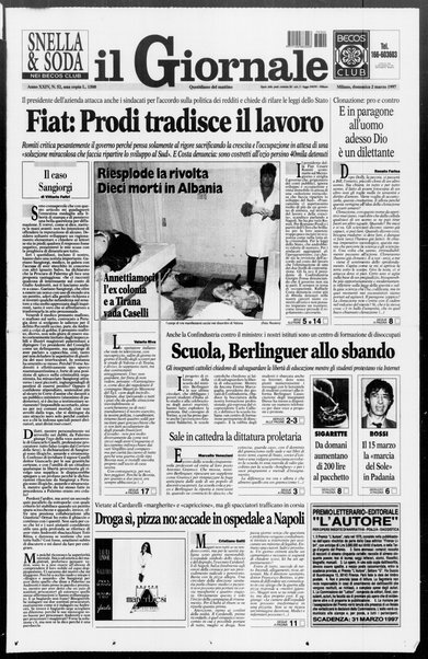 Il giornale : quotidiano del mattino